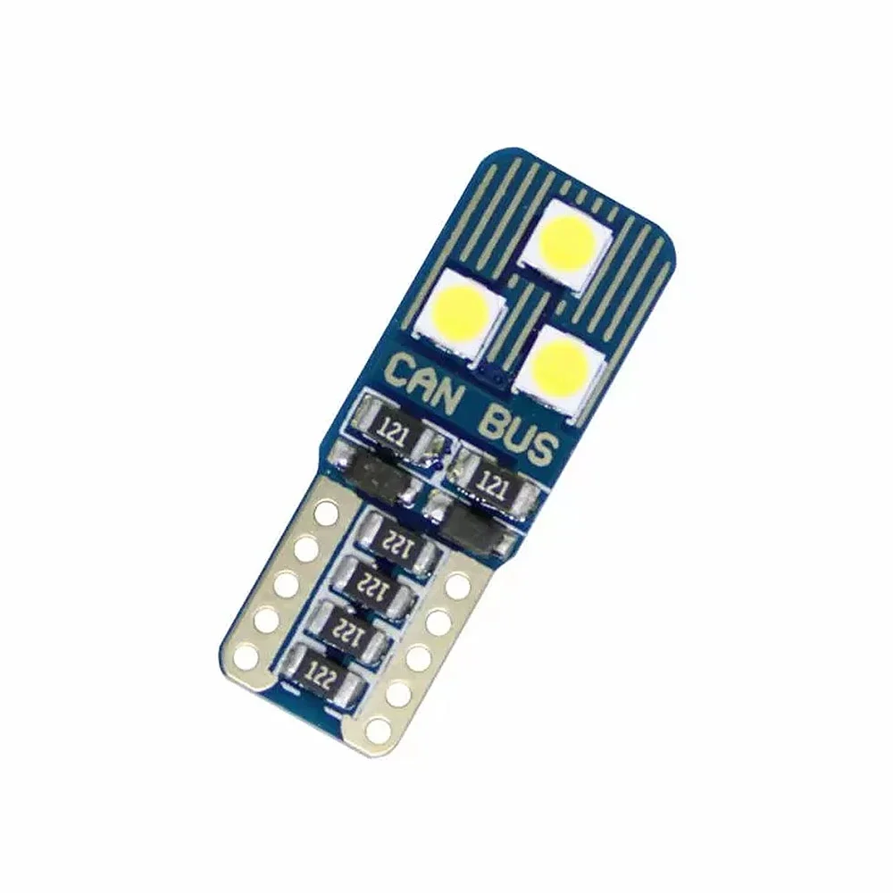 Φωτογραφία προϊόντος: OEM LED λάμπα τύπου T10 με 6 LED 3030 - CANBUS - 1τμχ.