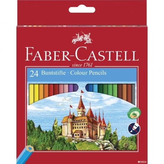 Φωτογραφία προϊόντος: Faber-Castell ξυλομπογιές 24τμχ