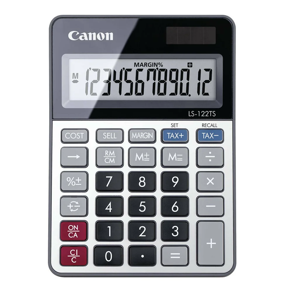 Φωτογραφία προϊόντος: CANON LS-122TSDBL CALCULATOR 12-DIGIT (2470C002AA) (CANLS122TSDBL)