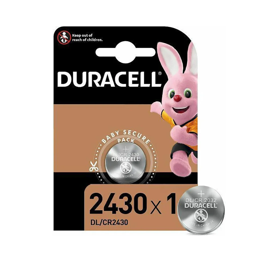 Φωτογραφία προϊόντος: Duracell Electronics Μπαταρία Λιθίου Ρολογιών CR2430 3V 1τμχ (DECR2430)(DURDECR2430)