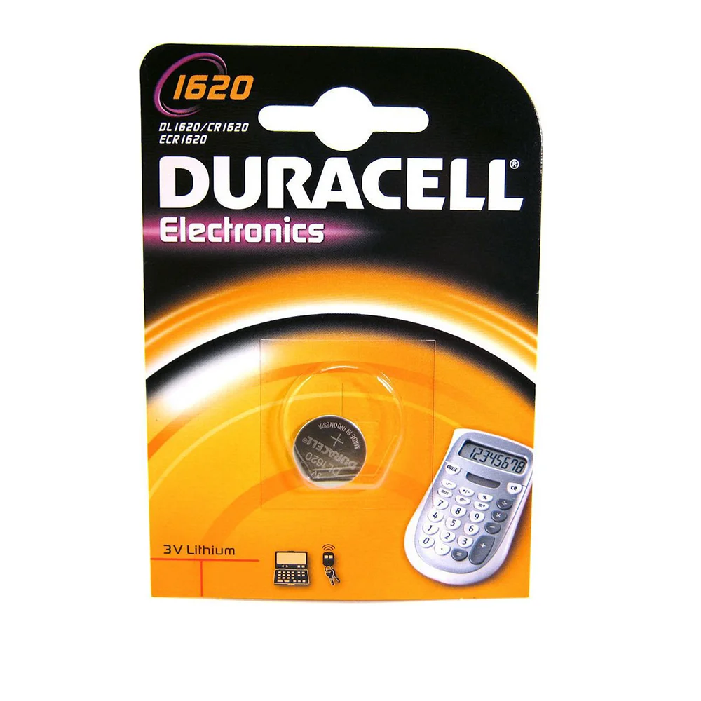 Φωτογραφία προϊόντος: Duracell Electronics Μπαταρία Λιθίου Ρολογιών CR1620 3V 1τμχ (DECR1620)(DURDECR1620)