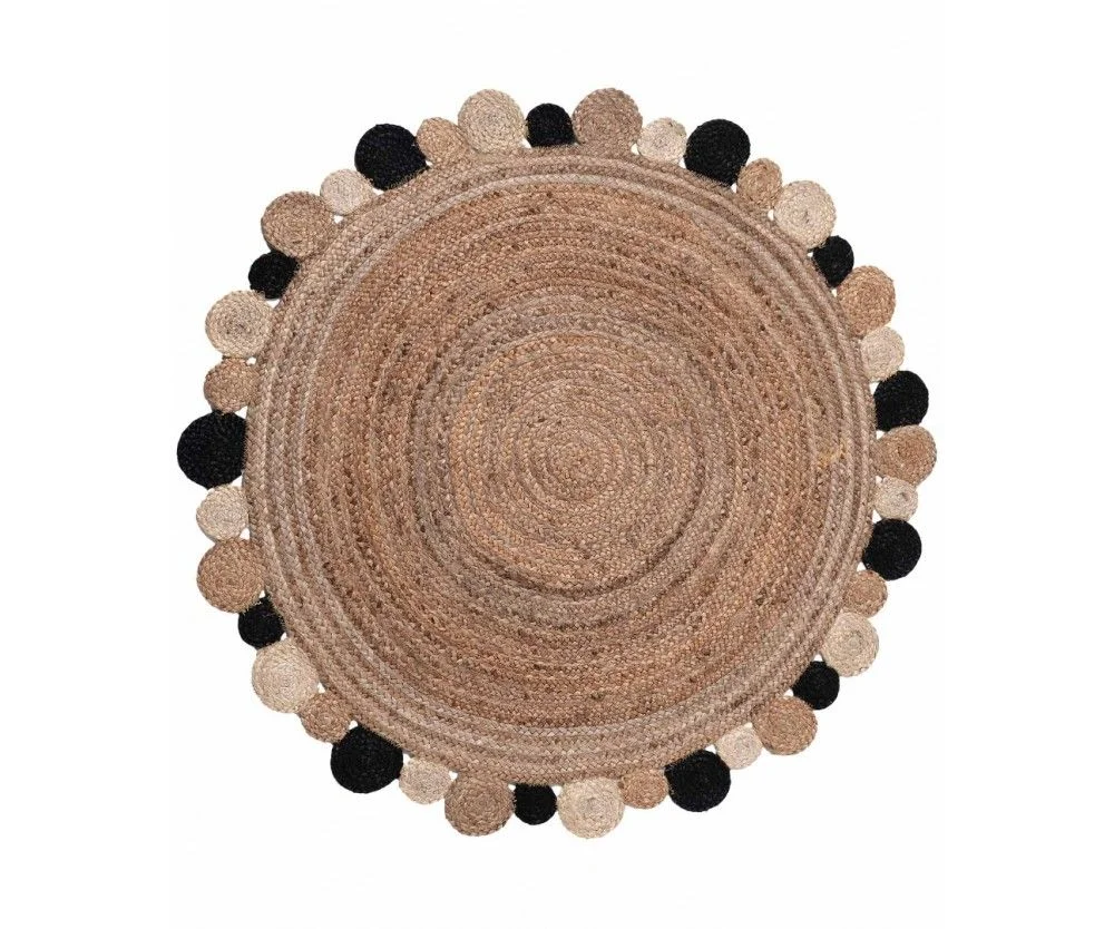 Φωτογραφία προϊόντος: Silk Fashion Χαλί Στρογγυλό 120cm 1731 Στρογγυλό Black