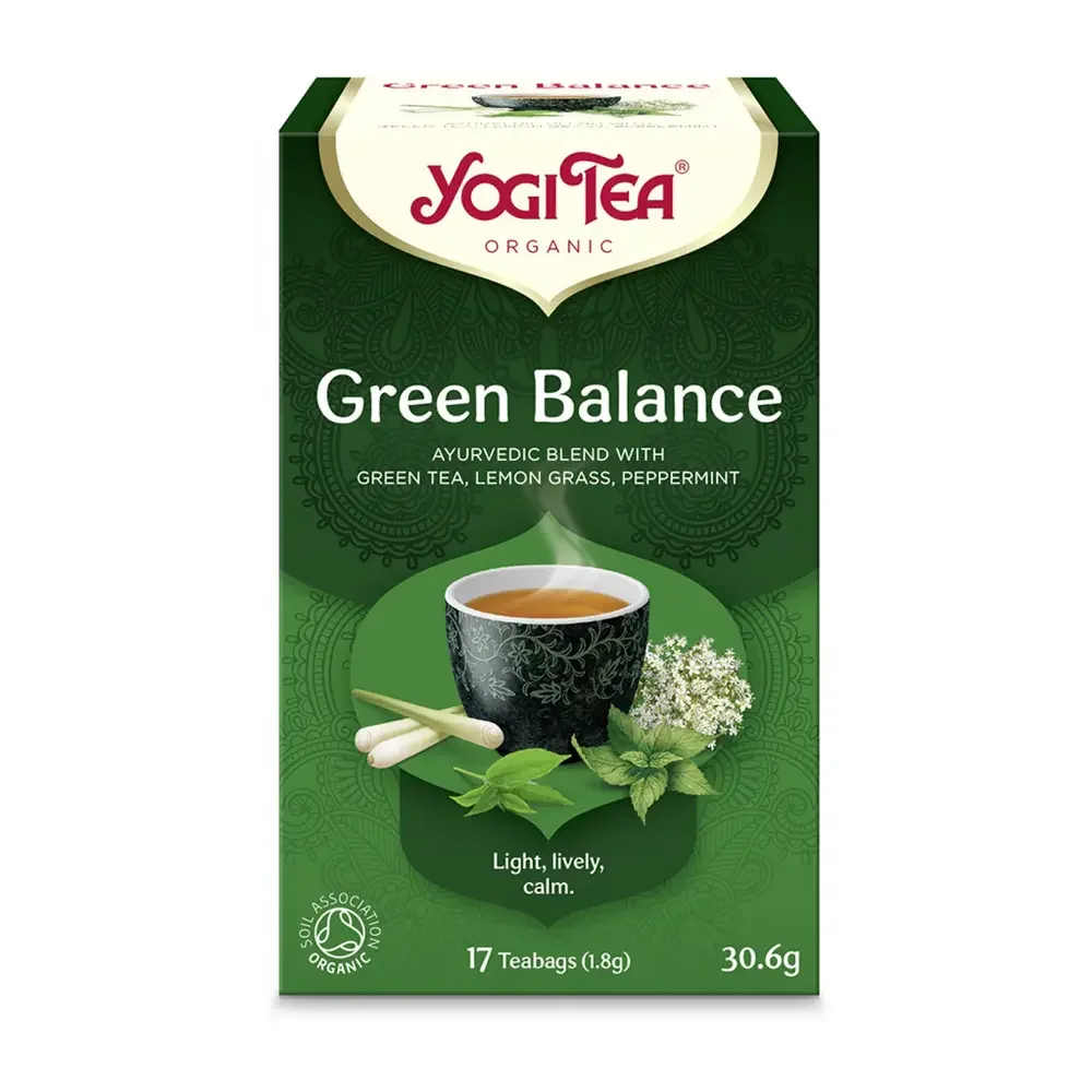 Φωτογραφία προϊόντος: OEM Yogi Tea Green Balance Βιο 30,6Γρ - ΓΙ1208