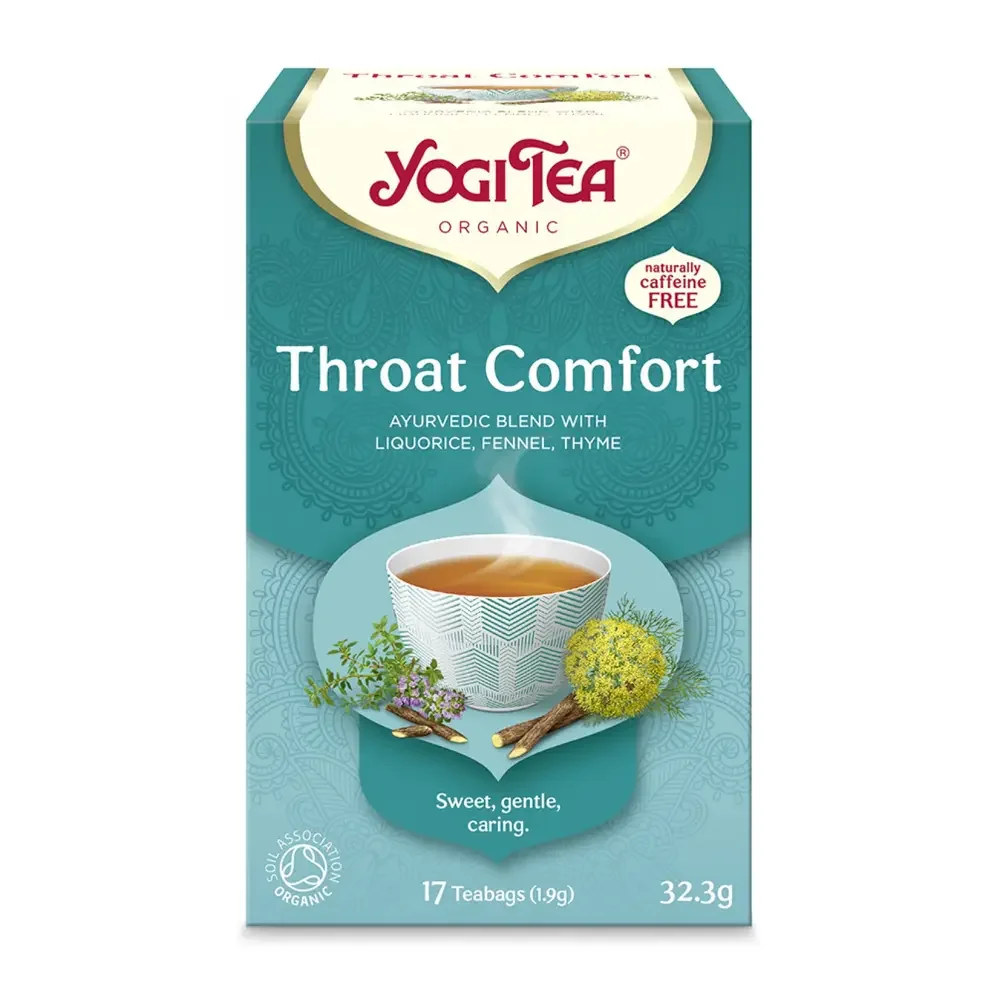 Φωτογραφία προϊόντος: OEM Yogi Tea Throat Comfort Βιο 32,3Γρ - ΓΙ1232