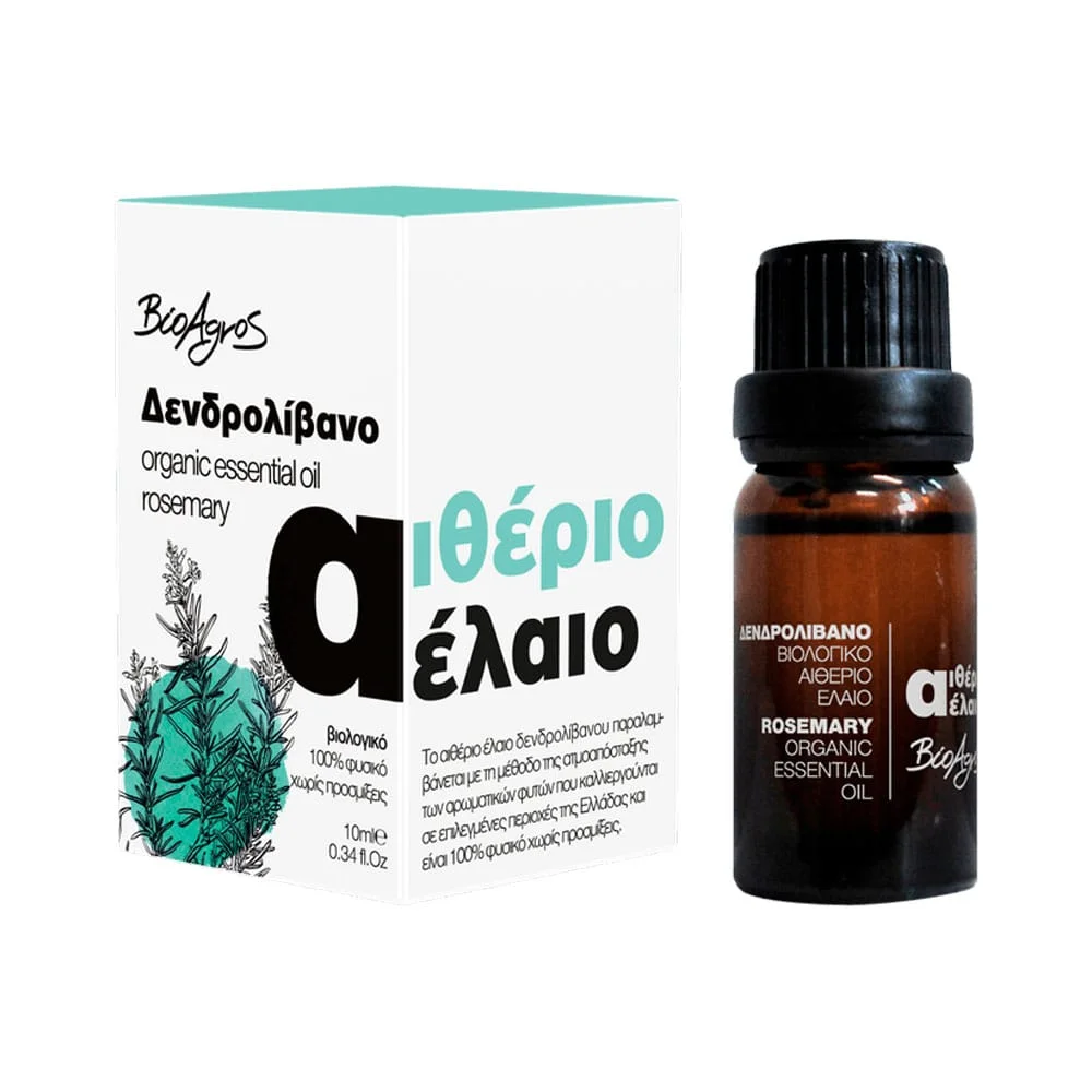 Φωτογραφία προϊόντος: Bioagros Αιθέριο Έλαιο Δενδρολίβανο 10mL Βιοαγρός Bio - 121041515 Ελλάδα Βιολογικό προϊόν