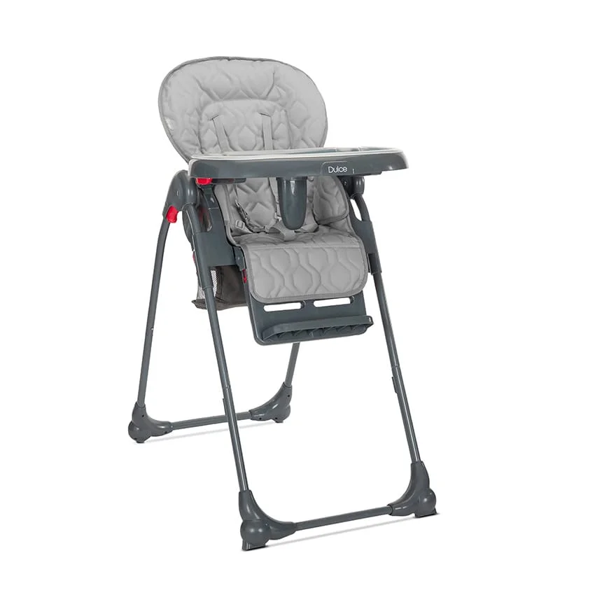 Φωτογραφία προϊόντος: Καρεκλάκι φαγητού DULCE Grey LEATHER Lorelli 10100452506