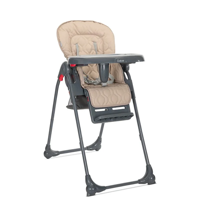 Φωτογραφία προϊόντος: Καρεκλάκι φαγητού DULCE Beige LEATHER Lorelli 10100452507