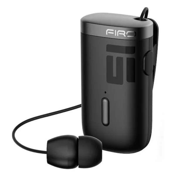 Φωτογραφία προϊόντος: OEM Bluetooth Ακουστικό Πέτου Firo H18 In-Ear με Ανασυρόμενο Ακουστικό & USB-C Μαύρο