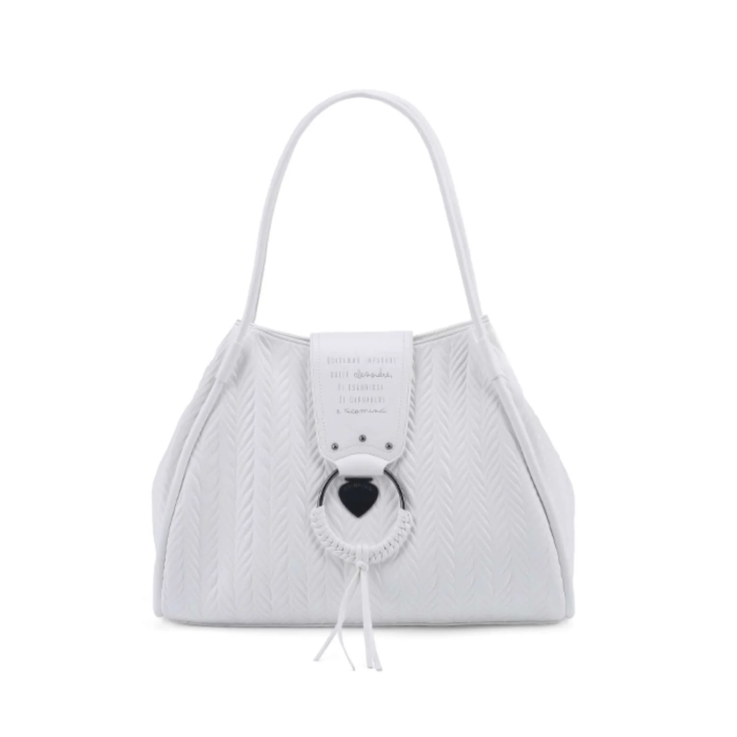 Φωτογραφία προϊόντος: Τσάντα ώμου LE PANDORINE VICKY Simple Bag Bianco 23XPELAR-01