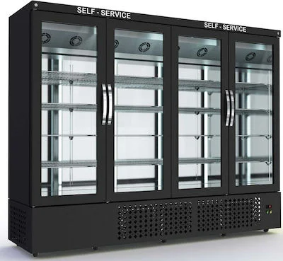 Φωτογραφία προϊόντος: Dominox Ψυγείο Θάλαμος Self-Service 2160lt Υ215xΠ264xΒ70cm Κωδικός: THS-277-4S-B