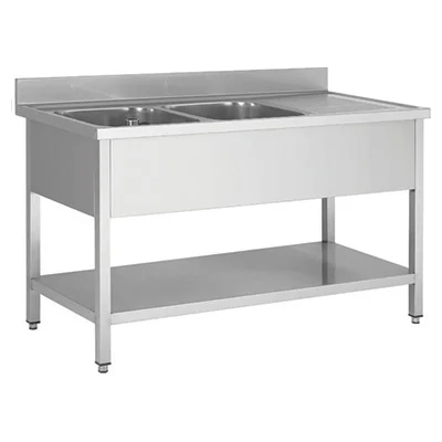 Φωτογραφία προϊόντος: Ventus Λάντζα Ανοιχτή Inox 180 cm / 2 γούρνες (αριστερά)