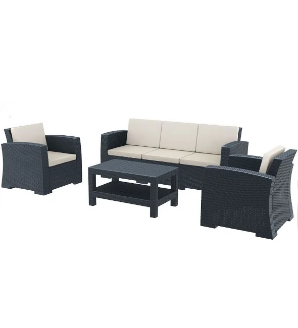 Φωτογραφία προϊόντος: Siesta Monaco/ST-3* Lounge Set Anthracite