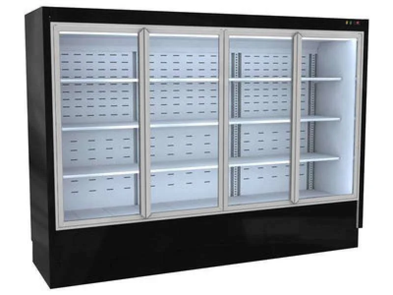 Φωτογραφία προϊόντος: Dominox Βιτρίνα Self Service Μαναβικής INOX 304 με στοιχείο κάτω και ανοιγόμενες κρυστάλλινες πόρτες 150Χ85Χ