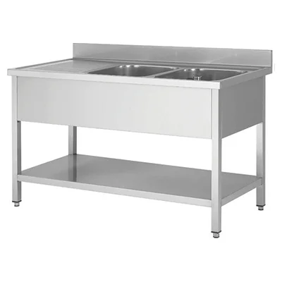 Φωτογραφία προϊόντος: Ventus Λάντζα Ανοιχτή Inox 160 cm / 2 γούρνες (δεξιά)