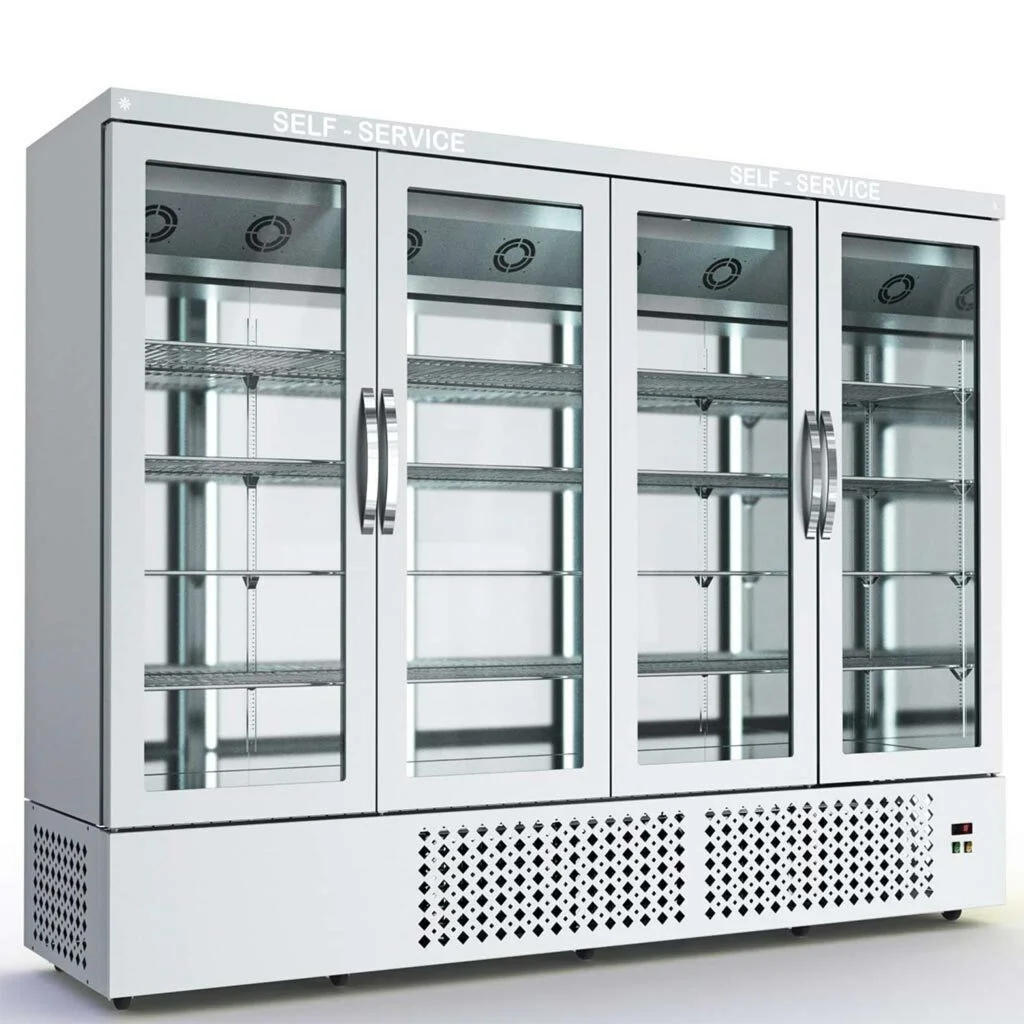 Φωτογραφία προϊόντος: Dominox Ψυγείο Θάλαμος Self-Service Υ215xΠ264xΒ70cm Κωδικός: THS-277-4S-W