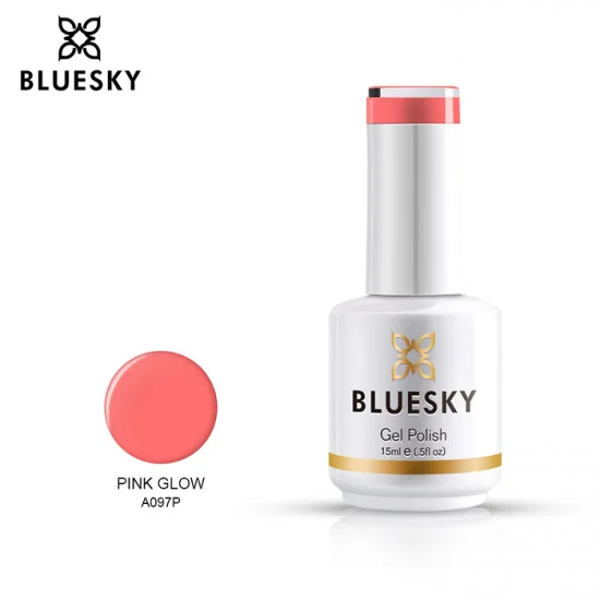 Φωτογραφία προϊόντος: Bluesky Hμιμόνιμο Bερνίκι A097P Pink Glow 15ml