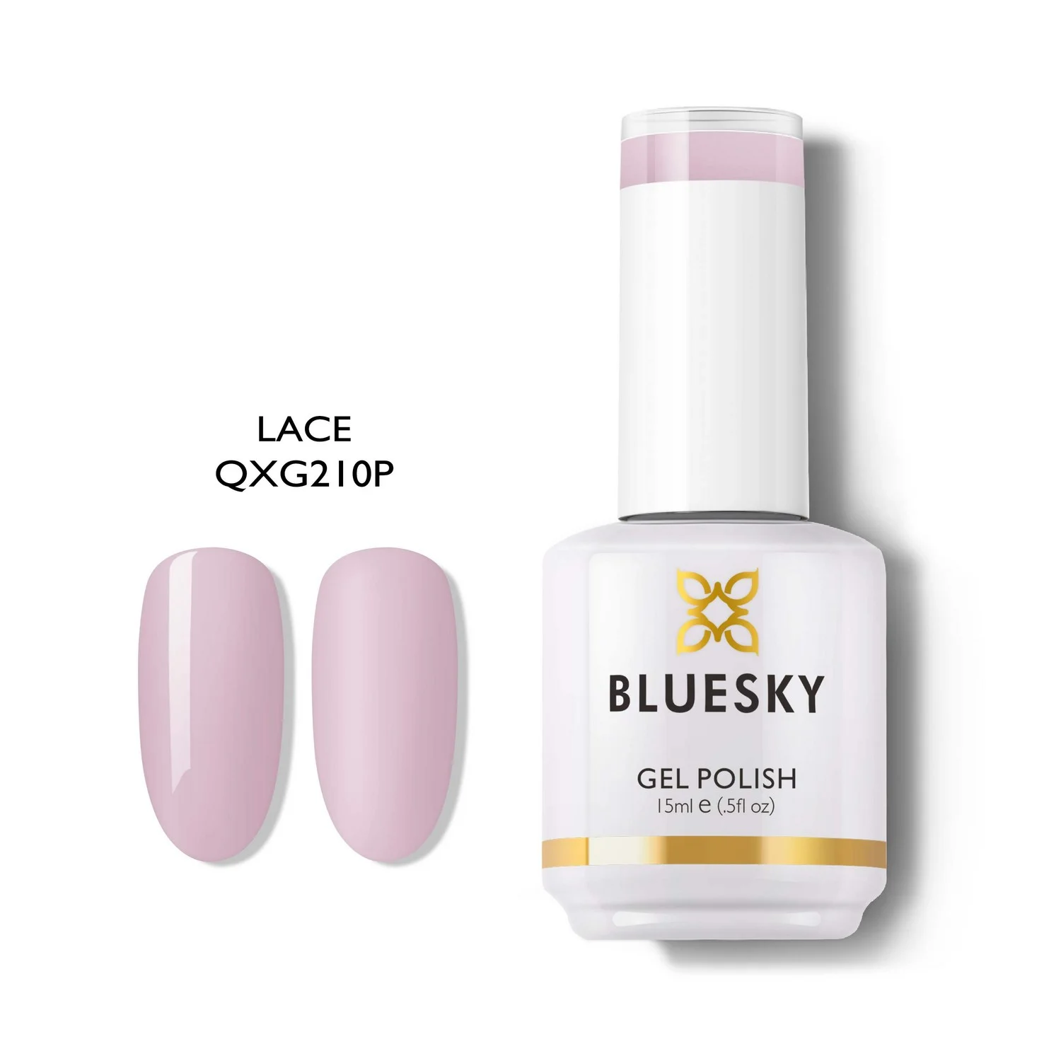 Φωτογραφία προϊόντος: Bluesky Hμιμόνιμο Bερνίκι QXG210 NAKED (NUDE ΡΟΖ) 15ml