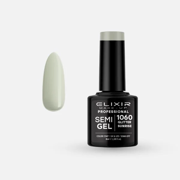 Φωτογραφία προϊόντος: Elixir Ημιμόνιμο βερνίκι 8ml 1060 (Glitter Sunrise)