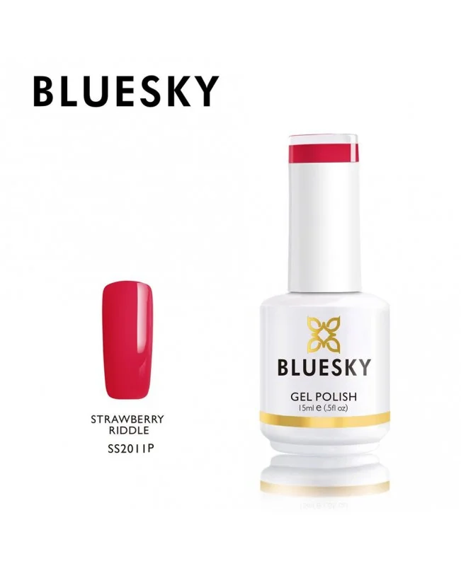 Φωτογραφία προϊόντος: Ημιμόνιμο Βερνίκι Bluesky Uv Gel Polish Candy Bar Strawberry Riddle SS2011P 15ml