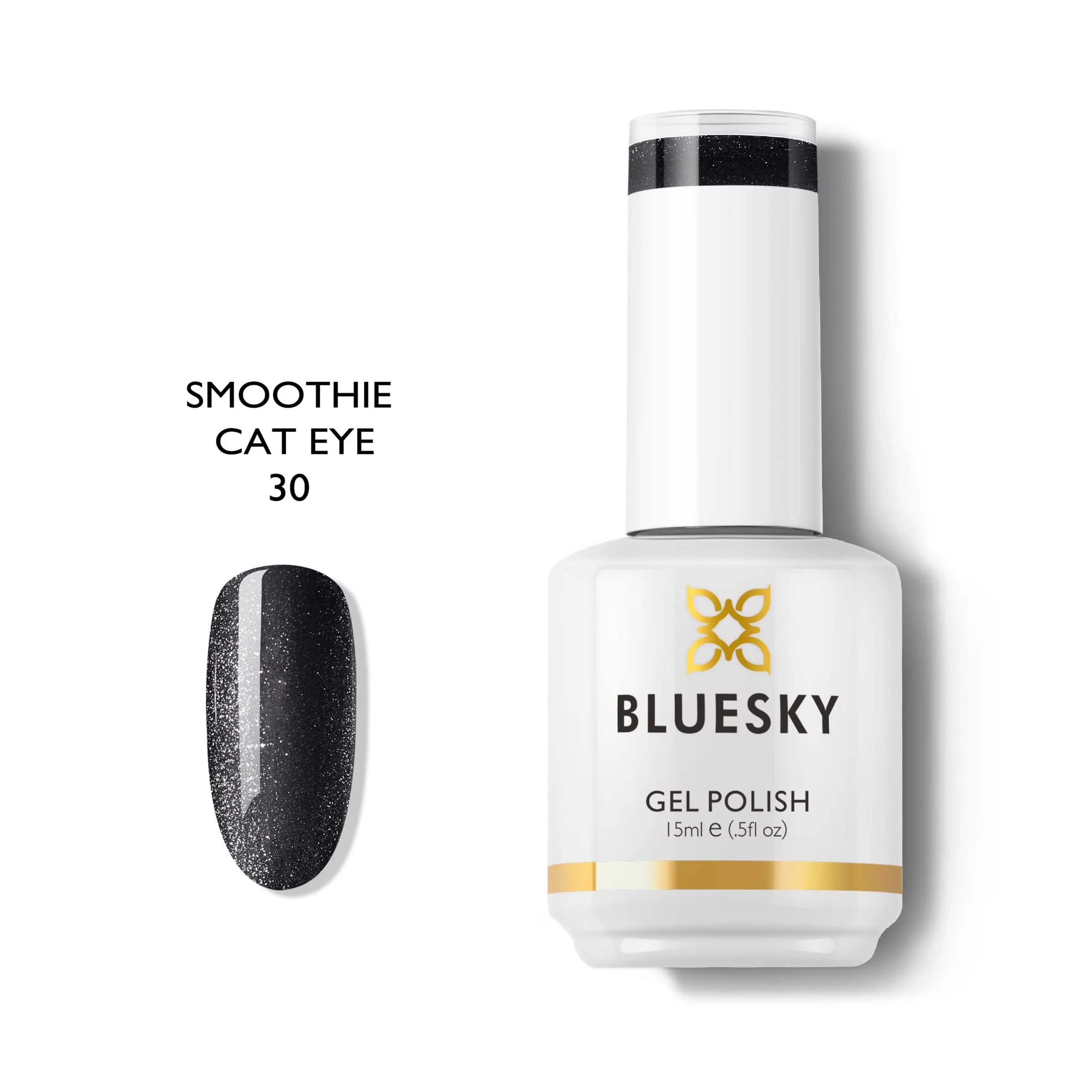 Φωτογραφία προϊόντος: Bluesky Gel Polish Smoothie Cat Eye 30 15ml
