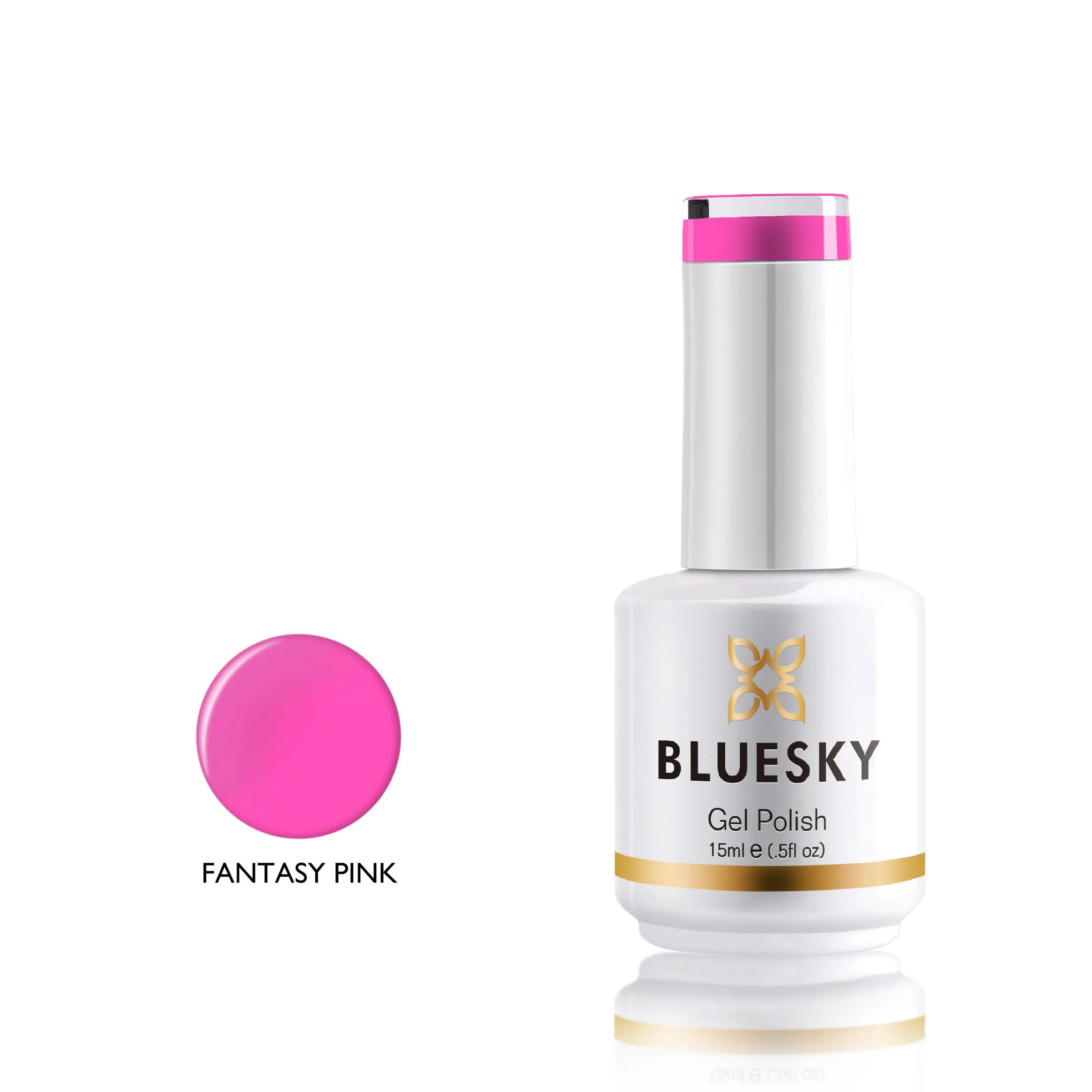 Φωτογραφία προϊόντος: Bluesky Hμιμόνιμο Bερνίκι FANTASY PINK 15ml