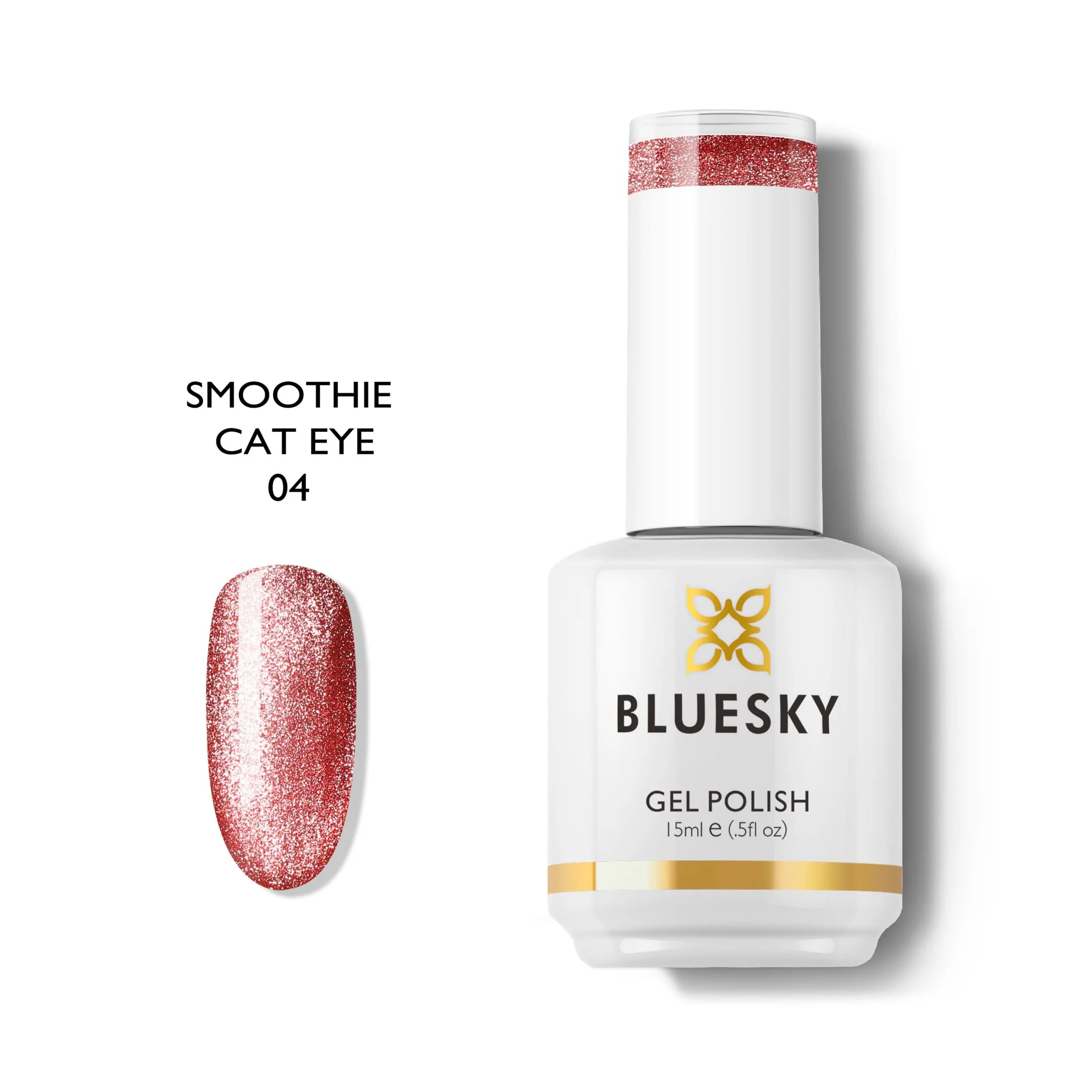 Φωτογραφία προϊόντος: Bluesky Gel Polish Smoothie Cat Eye 04 15ml