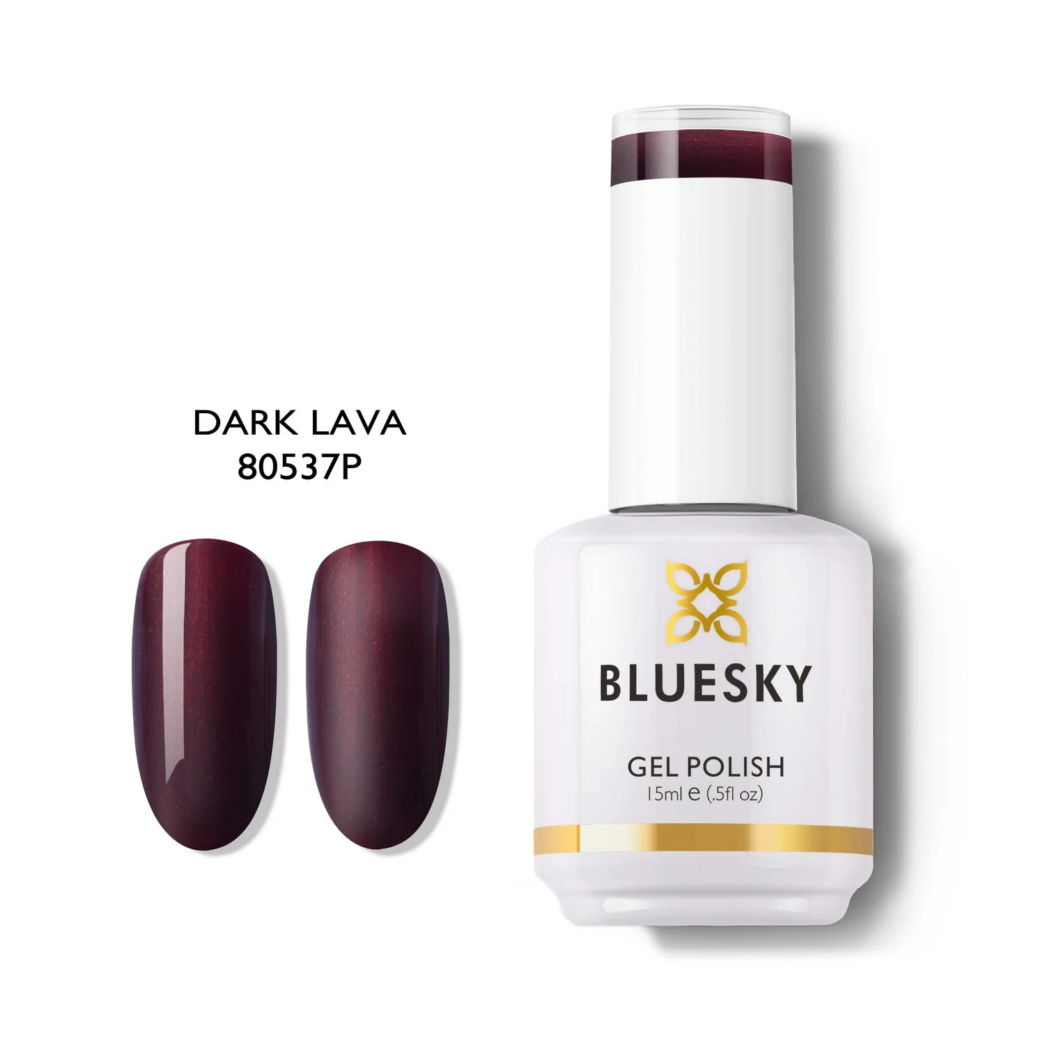 Φωτογραφία προϊόντος: Bluesky Hμιμόνιμο Bερνίκι DARK LAVA 80537 (ΒΥΣΣΙΝΙ ΜΠΟΡΝΤΩ ΣΚΟΥΡΟ ΜΕΤΑΛΛΙΚΟ) 15ml