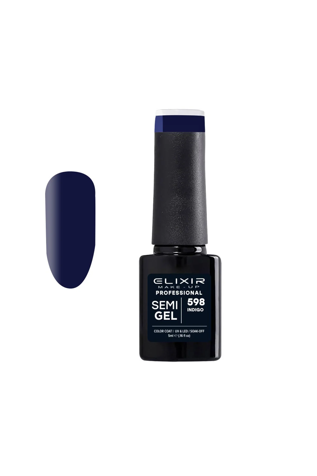 Φωτογραφία προϊόντος: Elixir Ημιμόνιμο βερνίκι 5ml 598 (Indigo)