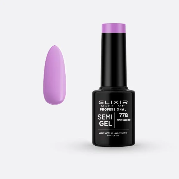 Φωτογραφία προϊόντος: Elixir Ημιμόνιμο βερνίκι 5ml 778 (Zincwhite)