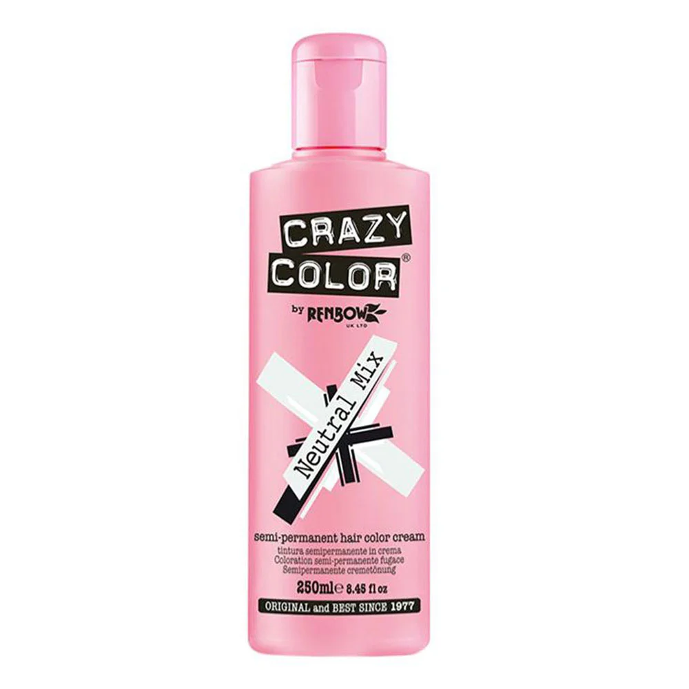 Φωτογραφία προϊόντος: Crazy color ημιμόνιμη κρέμα-βαφή μαλλιών neutral mix 100ml