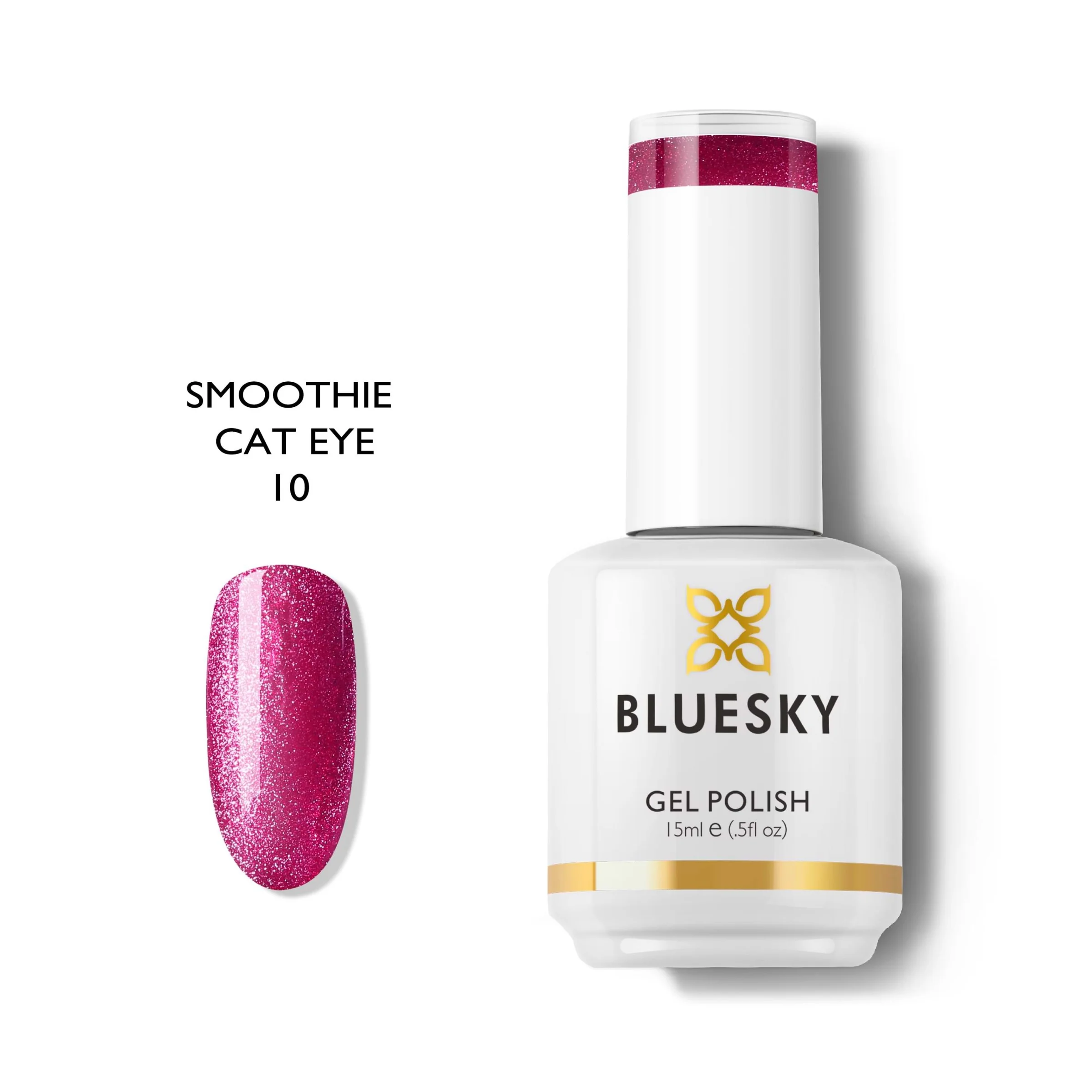 Φωτογραφία προϊόντος: Bluesky Gel Polish Smoothie Cat Eye 10 15ml