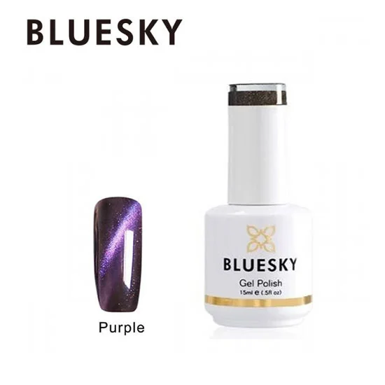 Φωτογραφία προϊόντος: Bluesky ημιμόνιμο βερνίκι cateye purple 15ml