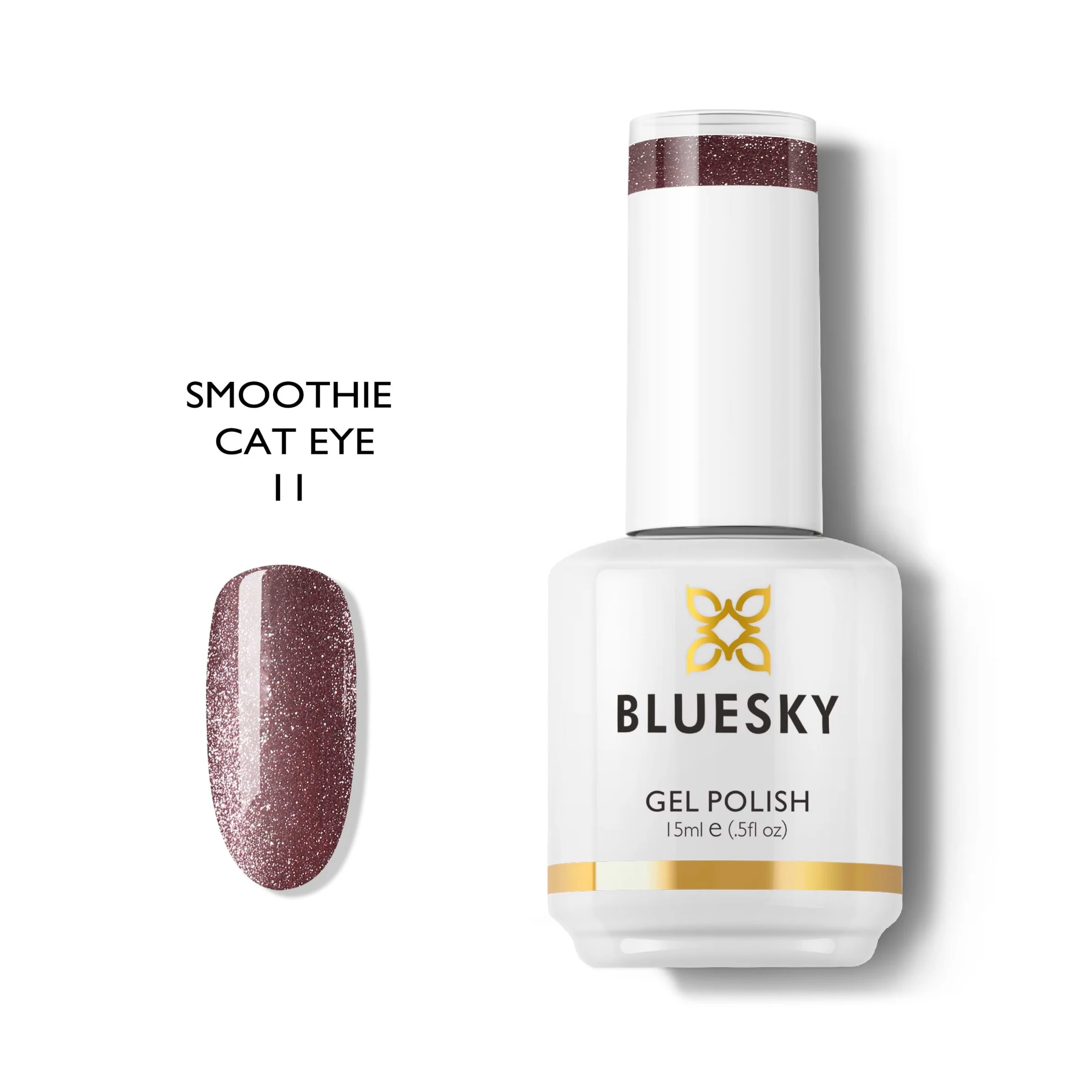 Φωτογραφία προϊόντος: Bluesky Gel Polish Smoothie Cat Eye 11 15ml