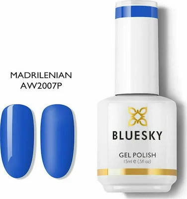 Φωτογραφία προϊόντος: Ημιμόνιμο Βερνίκι Bluesky Uv Gel Polish Fall With Me Madrilenian AW2007P 15ml
