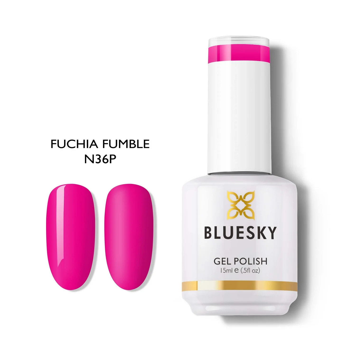 Φωτογραφία προϊόντος: Bluesky Hμιμόνιμο Bερνίκι FUCHIA FUMBLE NEON36 (ΦΟΥΞΙΑ ΕΝΤΟΝΟ ΨΥΧΡΟ) 15ml