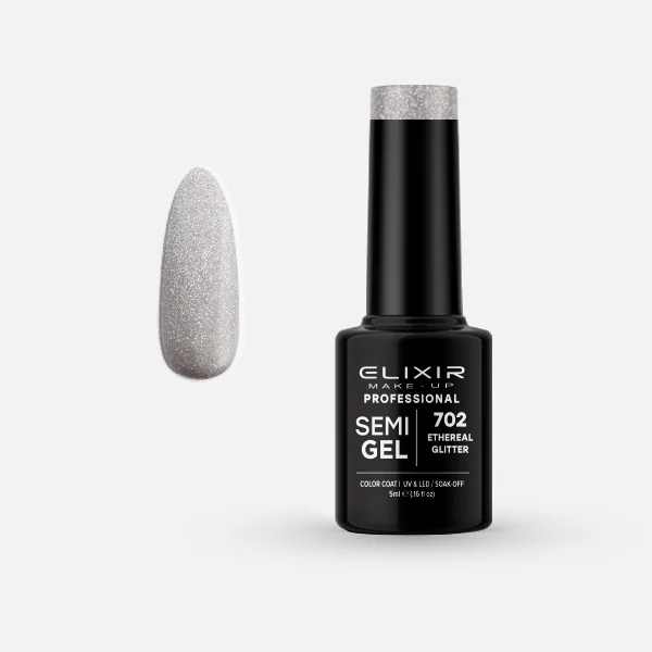 Φωτογραφία προϊόντος: Elixir Ημιμόνιμο βερνίκι 5ml 702 (Ethereal Glitter)