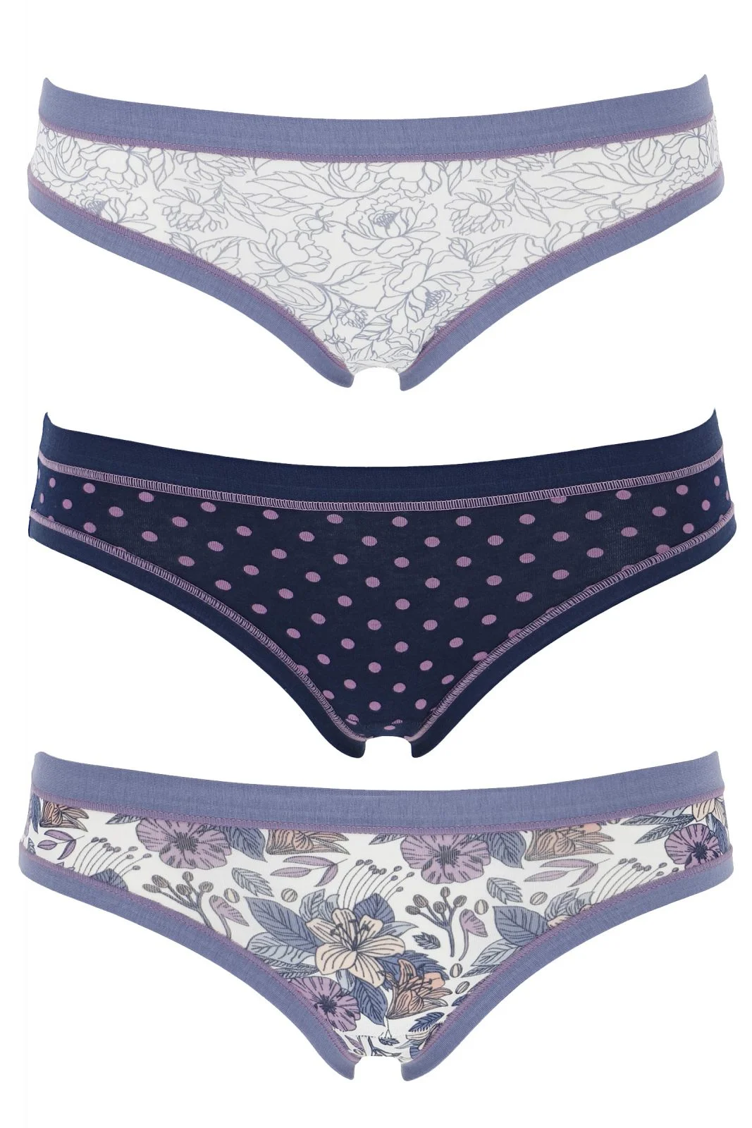 Φωτογραφία προϊόντος: Cotonella - Mini Slip Σετ 3 Τεμαχίων - Βαμβακερά