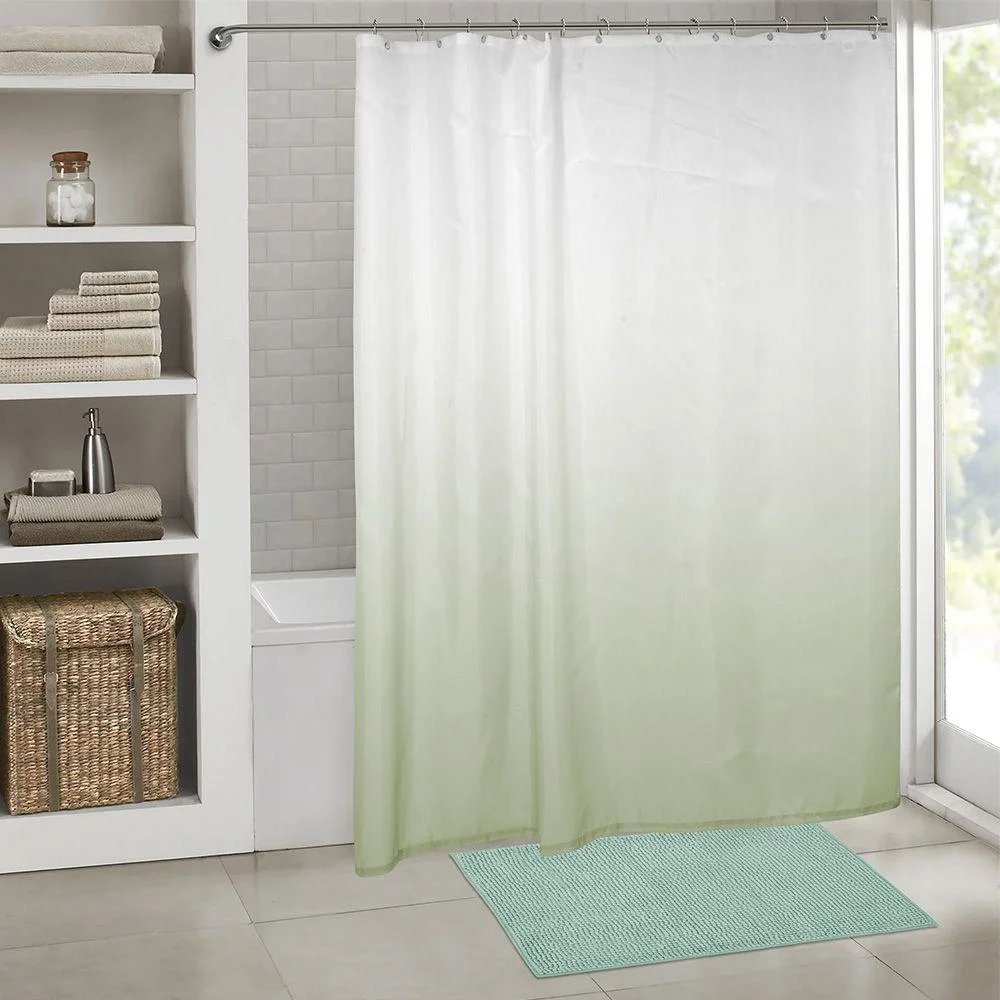 Φωτογραφία προϊόντος: LinoHome LINO ΚΟΥΡΤΙΝΑ ΜΠΑΝΙΟΥ NOMBRE MINT 180X200