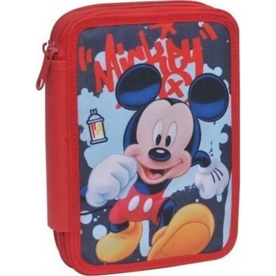 Φωτογραφία προϊόντος: Gim Κασετίνα Διπλή Mickey Street Smart Κόκκινο 340-70100
