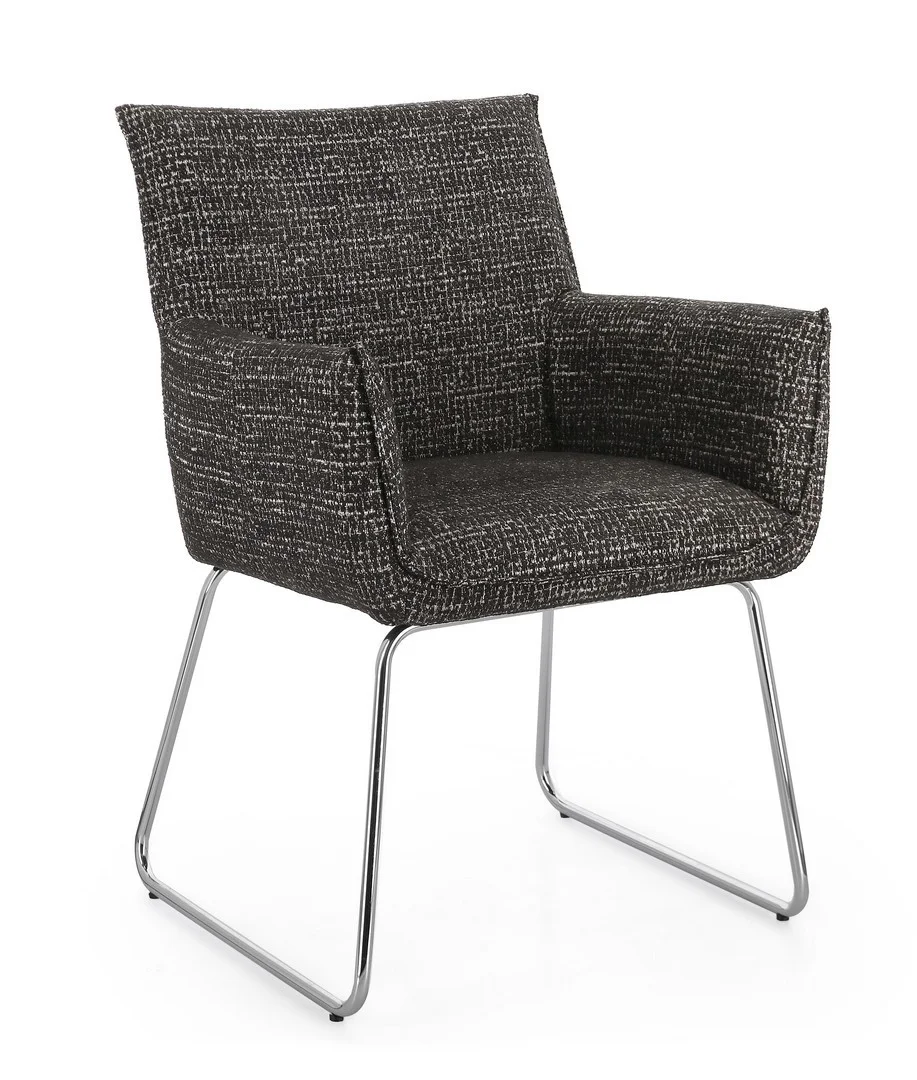 Φωτογραφία προϊόντος: Πολυθρόνα "Evelyn" Charcoal W Armrest 60x64cm (Bizzotto) (BZ-0735291)