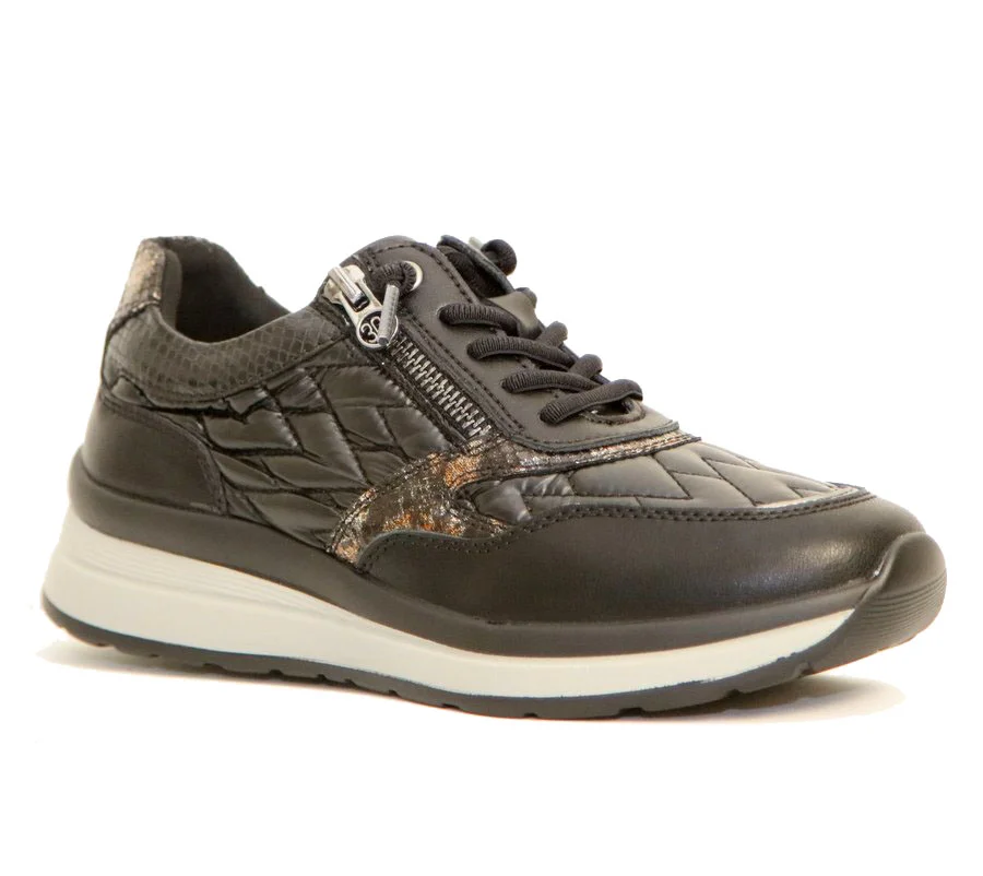 Φωτογραφία προϊόντος: Treintas Shoes Γυναικεία Sneakers Treintas L-4273 από Δέρμα με εσωτερική επένδυση Ανατομικά σε Μαύρο χρώμα