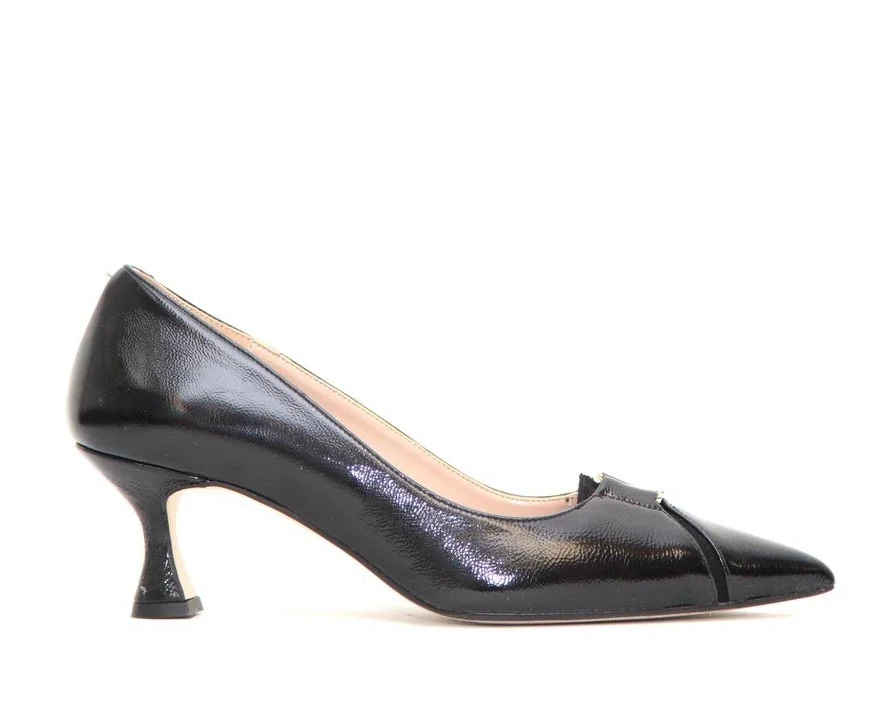 Φωτογραφία προϊόντος: Makis Fardoulis 536-15 Γυναικεία Γόβα από δέρμα Λουστρίνι σε Μαύρο χρώμα