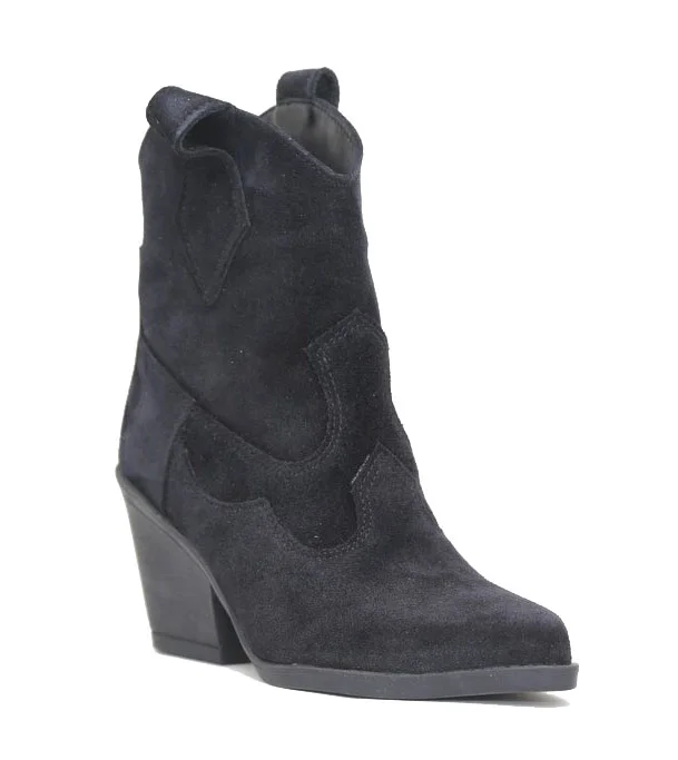 Φωτογραφία προϊόντος: Anteos Shoes Anteos Γυναικείες Δερμάτινες Μπότες Μαύρες 80362 με Fleece ζεστή εσωτερική επένδυση