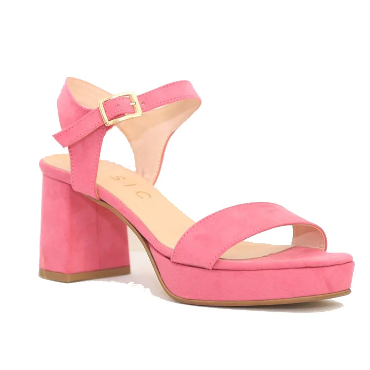 Φωτογραφία προϊόντος: Anteos Shoes Anteos Basic Γυναικεία Πέδιλα 3402 Eco-Suede σε Χρώμα Φούξια