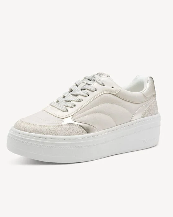 Φωτογραφία προϊόντος: Tamaris 1-23756-45-171 Γυναικεία Sneakers σε Λευκό - Ασημί χρώμα
