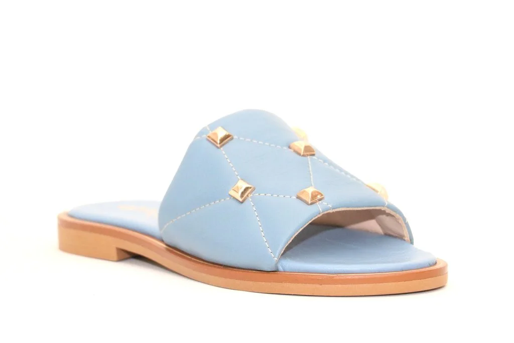 Φωτογραφία προϊόντος: Anteos Shoes Γυναικεία Σανδάλια Anteos 22470 Σιέλ - Ραφ Δέρμα