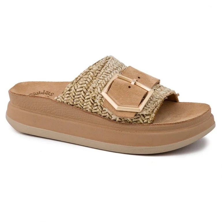 Φωτογραφία προϊόντος: Fantasy Sandals Γυναικεία Ανατομικά Σανδάλια Malfa S1011 Natural Raffia