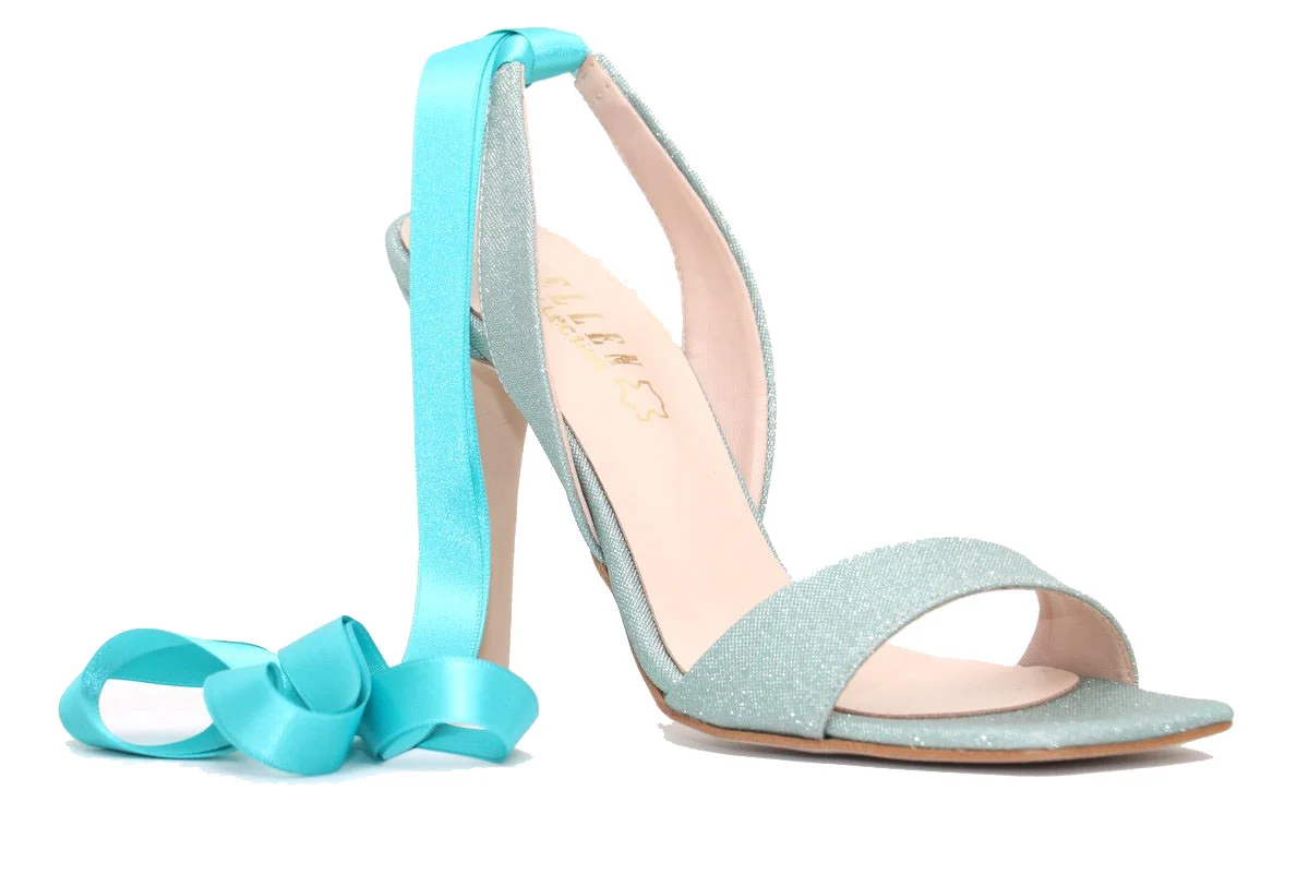 Φωτογραφία προϊόντος: Ellen Shoes Ellen Γυναικεία Πέδιλα 141366 Πράσινο Micro - Eco Glitter