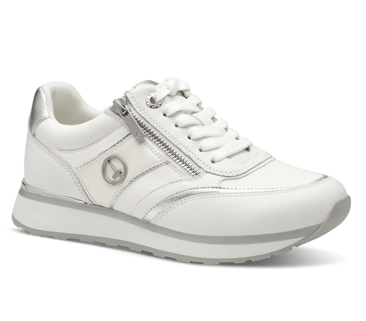 Φωτογραφία προϊόντος: Tamaris 1-23726-43-171 Γυναικεία Sneakers σε Λευκό Ασημί χρώμα