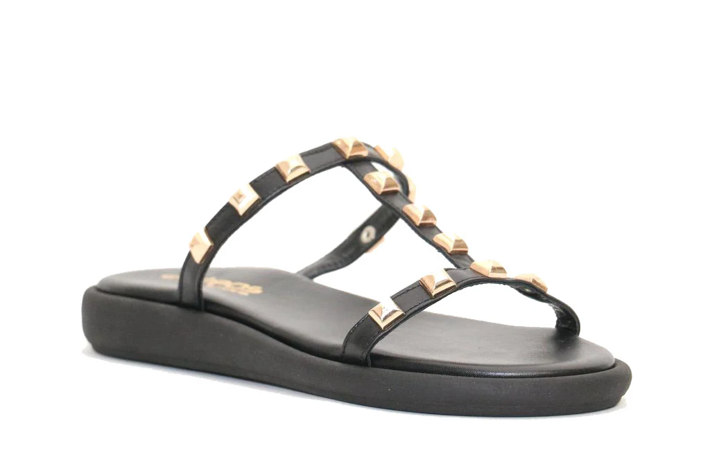 Φωτογραφία προϊόντος: Anteos Shoes Γυναικεία Σανδάλια Anteos 21551 Μαύρο Δέρμα